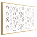  Plakat - Rainbow After the Rain 42x29.7 Zlatni okvir s margom | shoptok.hr