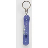 Snowboard Key Chain beige / blue mountain