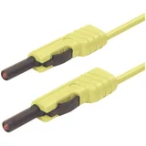 4 mm test lead\, contact-protected\, stackable\, 50 cm, (20423200)