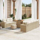  Sjedeća garnitura za vrt 10 kom. poliratan 276 x 62 x 85 cm | shoptok.hr