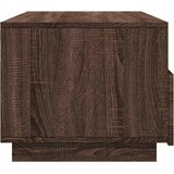  Stolić za kavu s LED svjetlima smeđi hrast 90x49x40 cm | shoptok.hr