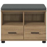  Klupa za cipele s jastučićem Hrast artisan 60 x 38 x 46 cm - 60 x 38 x 46 cm | shoptok.hr