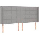  Box spring postelja z vzmetnico LED sv. siva 200x200 cm blago, (20761300) | Shoptok.si