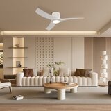  ZEVENTI - LED plafonski ventilator ORBITO LED/24W/230V Wi‑Fi Tuya beli + sa daljinskim upravljačem | Eponuda.com