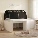  Krevet s tunelom 4 pcs Artisian hrast i crna Konstruirano drvo | Shoptok.si