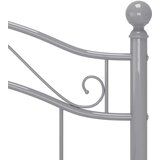  Okvir za krevet sivi metalni 100 x 200 cm | shoptok.hr