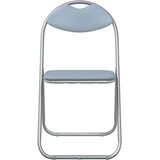  Zložljiva stolica 2 pcs Siva 48 x 43,5 x 81 cm Umjetno usnje, (5000296925) | Shoptok.si