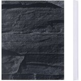  Vrtni zaslon za privatnost PVC 35 x 0 19 m sivi izgled kamena | shoptok.hr