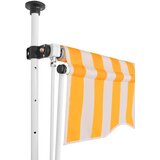 Tenda na ručno uvlačenje 250 cm narančasto-bijela prugasta | shoptok.hr