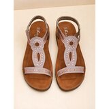 Resti Royal Fashion Women's Ava Shine sandals with decorative straps | Shoptok.si
