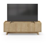 Marckeric TV komoda u dekoru hrasta u prirodnoj boji 140x45x40 cm Daira – | shoptok.hr