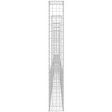  Gabionska košara U-oblika s 5 stupova 500x20x150 cm željezna | Eponuda.com
