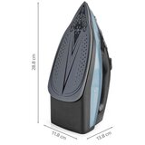 Nedis IRON2000 iron Dry iron Ceramic soleplate 2600 W Blue | shoptok.hr
