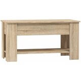  Stolić za kavu boja hrasta 101x49x52 cm konstruirano drvo | Eponuda.com