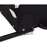 vidaXL Prikolica za bicikl crno-zelena 45 kg željezna | shoptok.hr