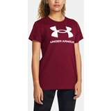 Under Armour Women's T-shirt UA Rival Logo SS-RED - Women's Cene