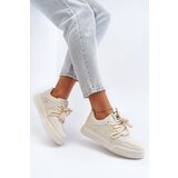 Boto Women's Beige Faux Leather Sneakers Avanalis | ePonuda.com