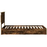  s od storage s ladicama Dimljeni hrast 90 x 190 cm | shoptok.hr