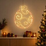  LED svjetleća božićna kugla LOVIISA 160 LED lampica Crvena | shoptok.hr