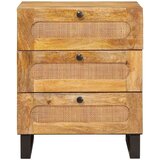  Noćni ormar Prirodna 50 x 33 x 60 cm Čvrsto drvo manga | shoptok.hr