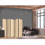  Paravan - Drawn Pattern in Spots and Dots - in Shades of Orange and Ecru 225x172 Jednostrani | shoptok.hr