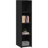  Visoka komoda crna 30x41x124 cm od konstruiranog drva | Eponuda.com