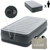 Intex madrac na napuhavanje s električnom pumpom 191 x 99cm sivi | shoptok.hr