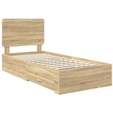  Konstrukcija postelje Sonoma hrast 90 x 190 cm Konstruiran les, (5000102151) | Shoptok.si