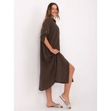 Och Bella Dress-TW-SK-BI-24135.81-dark brown | shoptok.hr