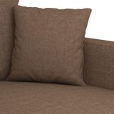  3-dijelni set sofa s jastucima smeđi od tkanine | shoptok.hr