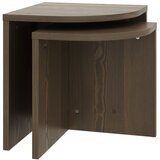 Karup Design Tamno smeđi stolići za kavu u setu 2 kom od masivnog bora Combine – | shoptok.hr