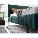 ELTAP Petrolej zeleni tapecirani bračni krevet s prostorom za odlaganje s podnicom 180x200 cm Plissa – | shoptok.hr
