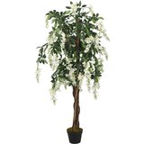  Umjetno stablo glicinije 840 listova 150 cm zeleno-bijelo | shoptok.hr