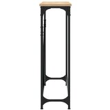 Konzolni stol boja hrasta 102 x 22 5 x 75 cm konstruirano drvo | shoptok.hr