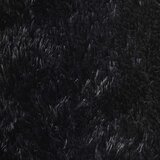  Čupavi tepih visokog flora “NAVARRA” crni 60x100 cm poliester - Crna 60 x 100 cm | shoptok.hr