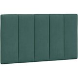 vidaXL Vzglavna stranica temno zelena 90 cm žamet, (21048595) Cene
