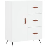 Maison Chic Komoda - Predalnik bela 69,5x34x90 cm inženirski les, (21716076) Cene