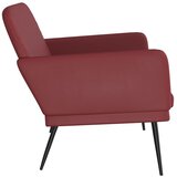  Klupa crvena boja vina 107x80x81 cm od umjetne kože | shoptok.hr