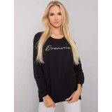RUE PARIS Sweatshirt-RV-BL-7192.66P-black Cene