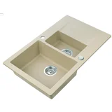 pomivalno korito NATURA 120 PLUS - 790 x 490 mm - bež (7050082)