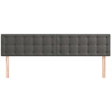 Posteljno vzglavje 2 kosa temno siv 90x5x78/88 cm žamet, (20792781) | Shoptok.si