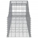  Lučne gabionske košare 4 kom 300x50x40/60 cm pocinčano željezo | shoptok.hr