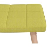  Gugalni stol s stolčkom zeleno blago, (20804042) | Shoptok.si