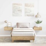  Okvir kreveta bez madraca Artisan hrast 90x190 cm izrađeno drvo | shoptok.hr
