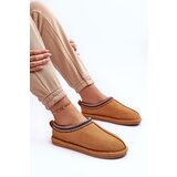 Boto Women's Suede Slippers With Faux Fur Brown Polinna | Shoptok.si