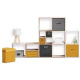 Five Regal sa 6 polica MIX&MODUL 67,6x32x100,5cm, Bijela | Eponuda.ba