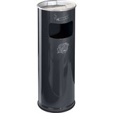 VAR Kombiniran pepelnik, prostornina 17 l, VxØ 660 x 230 mm, jeklo, antraciten | Shoptok.si