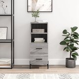 The Living Store Komoda siva sonoma 34,5x34x90 cm inženirski les - Komoda, (21503259) Cene