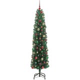 vidaXL Umjetno božićno drvce Zelena 240 cm PVC i čelik i plastika | shoptok.hr