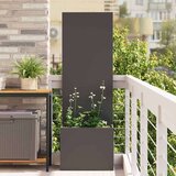  Vrtna sadilica s Dekorativnom Pločom Crna 50 x 140 cm | shoptok.hr